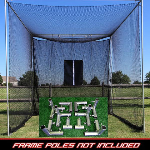 Image of Cimarron Sports 10x10x10 Masters Golf Net - Pro Golf Simulator