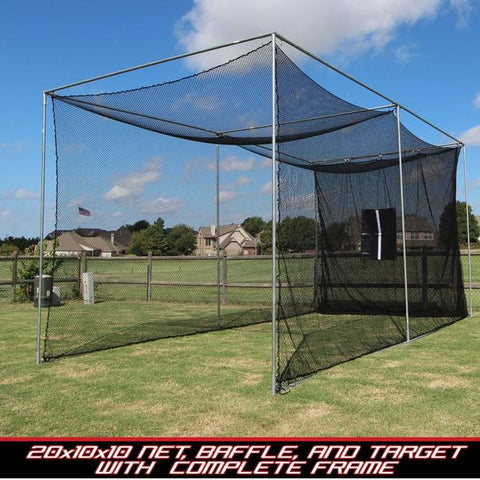 Image of Cimarron Sports 20x10x10 Masters Golf Net - Pro Golf Simulator